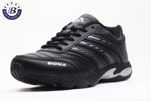 Демисезонные черные кроссовки BONA