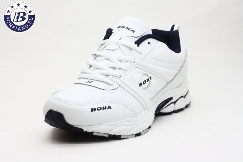 Демисезонные белые кроссовки BONA